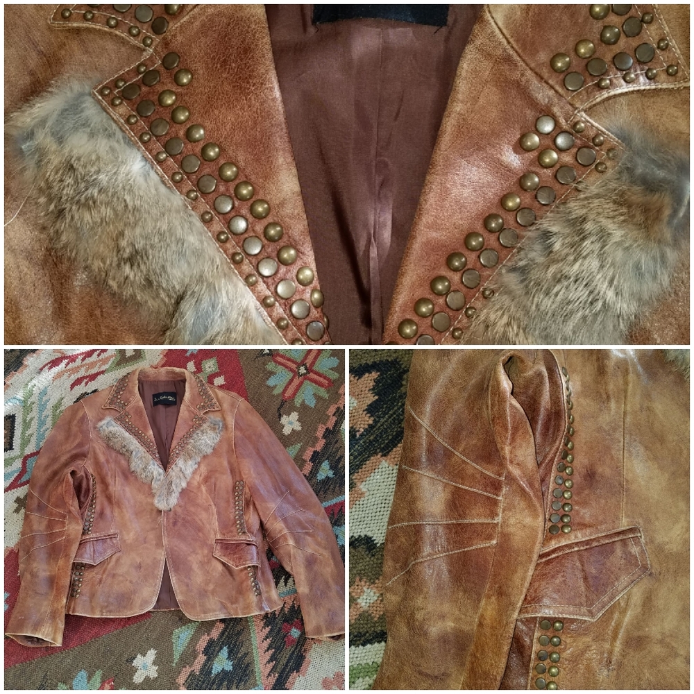 Genuine Italian Leather Jacket Lg